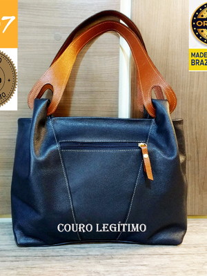 Bolsa feminina de couro legítimo ref- 750