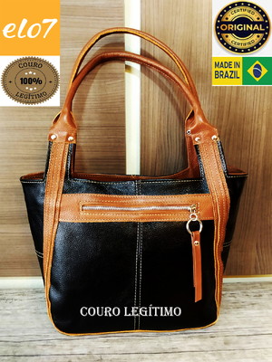 Bolsa feminina de couro legítimo ref- 046