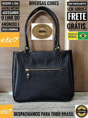 Bolsa feminina de couro legítimo ref- 413