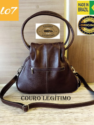 Bolsa feminina de couro legítimo ref- 234