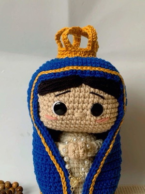 Nossa senhora aparecida em amigurumi