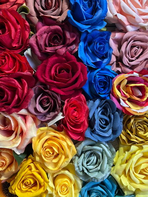 Presilha de cabelo rosa diversas cores com jacaré