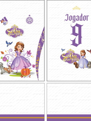 Arte vetor camisa interclasse sofia the first 2025 mod-635