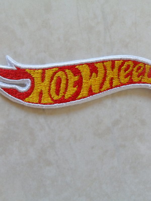 Patch bordado termocolante símbolo hot wheels