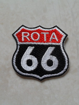 Patch bordado termocolante rota 66