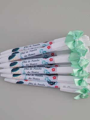 Caneta personalizada com laço
