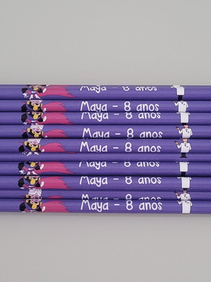 Lápis personalizado sem laço