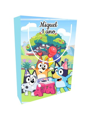Sacolinha personalizada bluey
