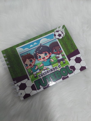Livro de colorir "futebol"