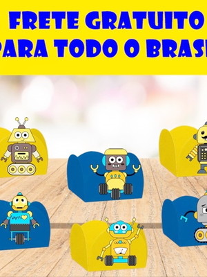 Forminha de doce robot