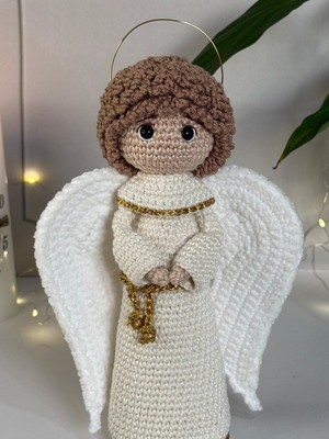 Anjo gabriel amigurumi