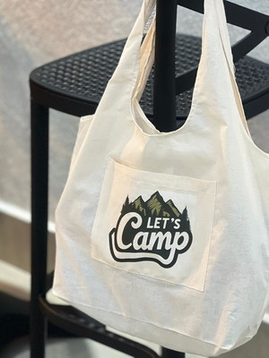 Sacola ecobag personalizada com bolso frontal com logomarca