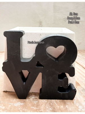 Vaso quadrado love