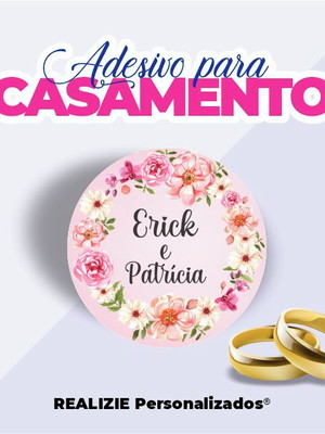 Adesivo para casamento lembrancinhas personalizadas