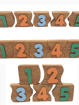 Blocos com números cubos numerais blocos de madeira