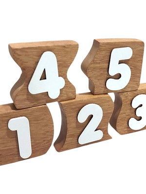 Blocos com números cubos com números blocos numerais