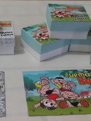 Quebra-cabeça personalizado na caixinha