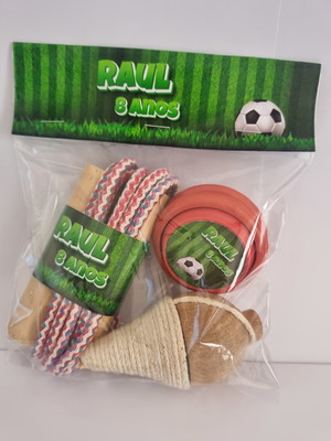 Kit pião, corda, ioiô futebol