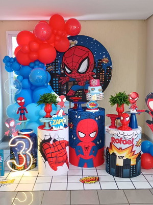 Decoração homem aranha