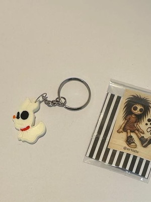 Chaveiro zero skellington