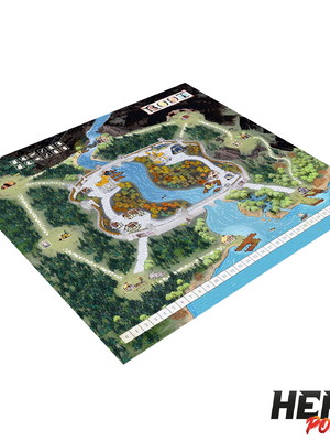 Playmat root mapa de river town boardgame