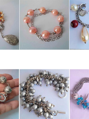 Kit com 6 pulseiras