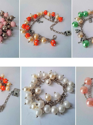 Kit com 6 pulseiras