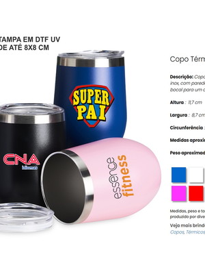 Copo personalizado para evento conjunto com 11