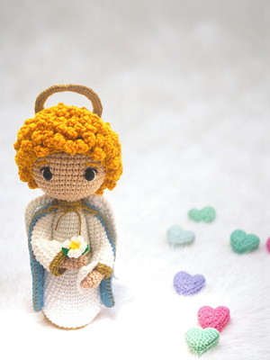 Anjo gabriel - amigurumi