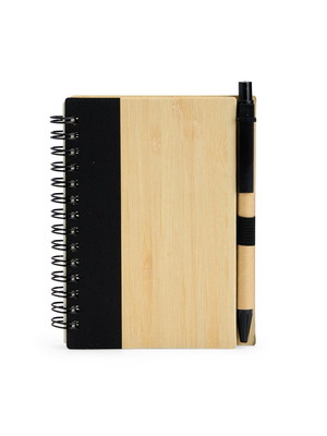 Caderno ecológico com caneta personalizado