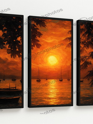 Quadros decorativos lagoa da conceição florianópolis 60x100