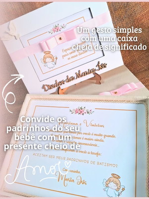 Convite para padrinhos com porta retrato (cod04)