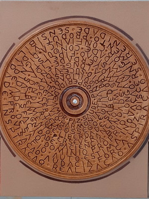Quadro circulo mensagem