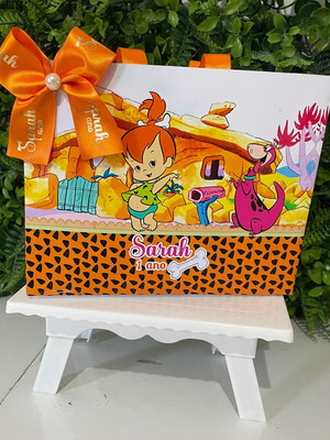 Sacolinhas pedrita flintstones com laço