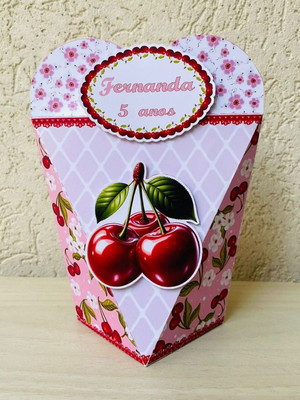 Caixa coração cereja