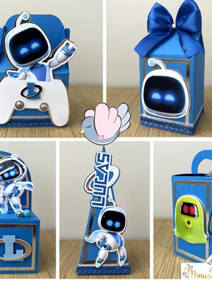 Kit festa - astrobot - 10 itens
