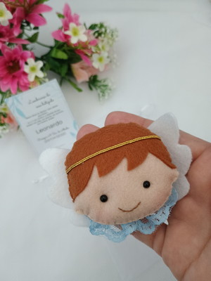 Lembrancinha de batismo anjinho