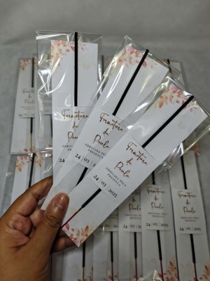 Card com 1 incenso para casamento, noivados, aniversário