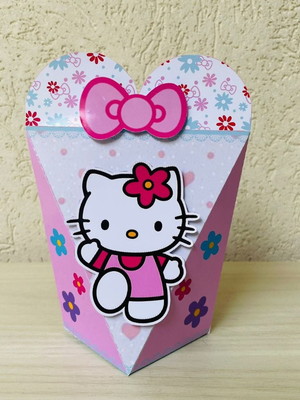 Caixa coração hello kitty