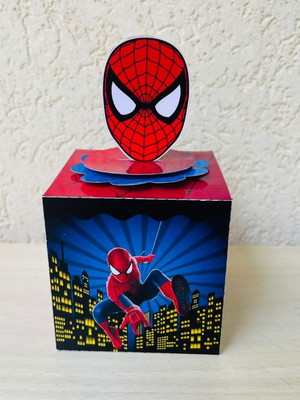 Caixa cubo homem aranha