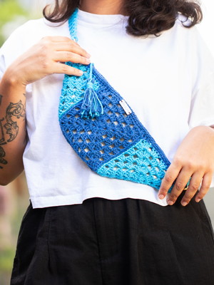 Pochete azul
