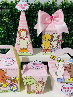 Kit festa papelaria personalizada bobbie goods 30 unidades