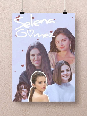 Placa decorativa selena gomez