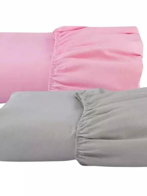 Kit 2 lençol avulso berço portátil camping elástico menina