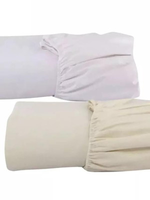 Kit 2 lençol avulso berço portátil camping elástico unissex