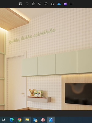 Frase decorativa personalizada - brilha, brilha estrelinha