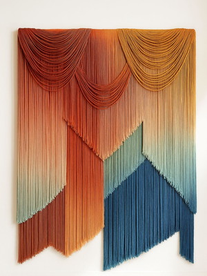 Painel macramé / disponíveis projetos/ tapeçaria de parede