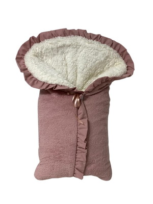 Porta bebe saco dormir soft forrado sherpa carneiro menina