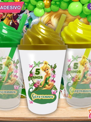 Copo chantilly personalizado tinker bell - 300 ml