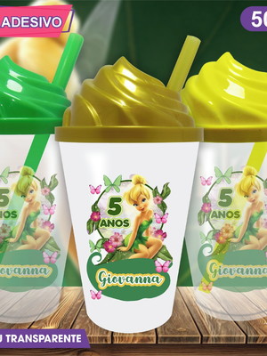 Copo chantilly personalizado tinker bell - 500 ml